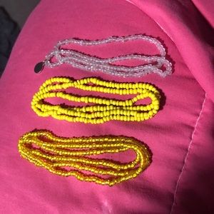 Set of 8 Express beaded stretch bracelets